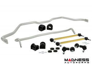Honda Civic Sway Bars - Front + Rear - Whiteline - Whiteline 27mm Front, 22mm Rear, 2 Point Adjustable - `16-`21
